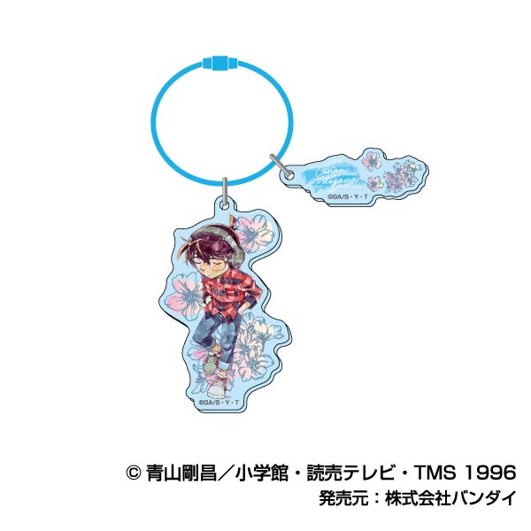 『名探偵コナン』ワイヤープレートキーホルダー レタコレ 01 江戸川コナン